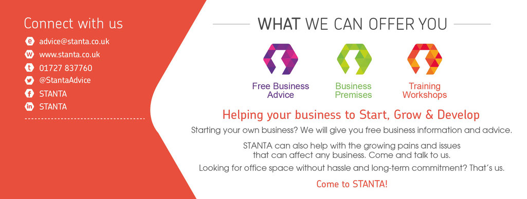 STANTA: One to one business advice and training for micro businesses in the St Albans District,